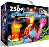 UNGLINGA 250+ Science Experiments Kits for Kids, Boys Girls Toys Birthday Gifts Ideas, Chemistry Set, STEM Activities Educational Project, Volcano,More Scientist Kit