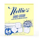 Nellie's Dish Cubes | 64 Loads Dishwasher Detergent | PVA-Free