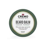 Cremo Styling Beard Balm, Forest Blend - Nourishes, Shapes And Moisturizes All Lengths Of Facial Hair, 2 Ounces