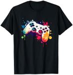 Control All The Things Video Game Controller Gamer Boys Men T-Shirt