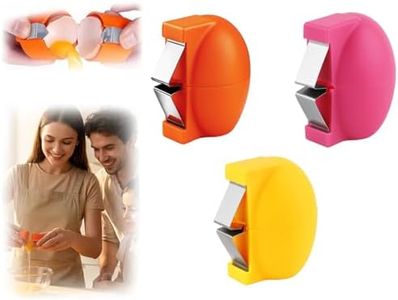New Egg Shell Opener Egg Cracker Tool Stainless Steel, Multifunctional Egg Shell Opener for Raw Or Hard-Boiled Eggs, Kitchen Gadget for Cooking Baking (3 PC)