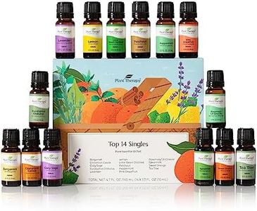 Plant Therapy Essential Oils Top 14 Singles Set 100% Pure, Undiluted, 14 x 10 mL