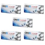 CB12 Boost Chewing Gum Strong Mint, 10's (Pack Of 5)