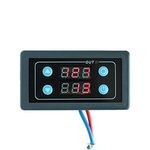 Time Relay Module, AC 85-265V Timer Cycle Control Digital Dual Display Delay Timer Switch Adjustable Module