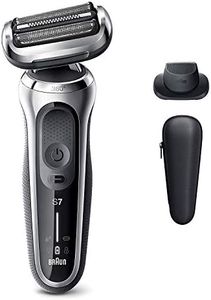 Braun Electric Razor for Men, Series 7 360 Flex Head Foil Shaver with Precision Beard Trimmer, Rechargeable, Wet & Dry and Travel Case, Black, 5 Piece Set