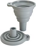 Home EC Kitchen Funnel, 2 Pack Collapsible Funnels for Filling Bottles, funnels for Kitchen use, Small Funnel for Filling Small Bottles, Funnels for Automotive use, Canning Funnel - Mushroom Funnel