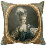 Janinet Housse de coussin Motif portrait de Marie-Antoinette 45,7 x 45,7 cm