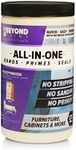 Beyond Paint All-in-One Refinishing Paint, No Sanding, Matte Finish for Cabinets, Countertops, Furniture and Doors, 1 Quart, Bright White