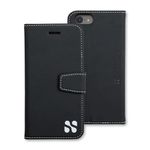 SafeSleeve Anti Radiation RFID iPhone Case: iPhone 8, iPhone 7, iPhone 6 and iPhone SE 2 (2020) ELF & RF Blocking Identity Theft Protection Wallet (Black)