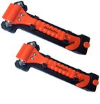 Two Packs of Emergency Escape Tool Auto Car Window Glass Hammer Breaker and Seat Belt Cutter Escape 2-in-1 Tool by BlueSkyBos