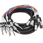 Seismic Audio - SAXT-8x20M - 8 Channel 20' XLR Male to 1/4" TRS Snake Cable