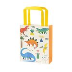 Talking Tables Pack of 8 Dinosaur Party Bags for Kids Birthday Party, Paper Loot Bags to Fill with Treats, Favors and Cake | Ideal for Gifts, Girls or Boys