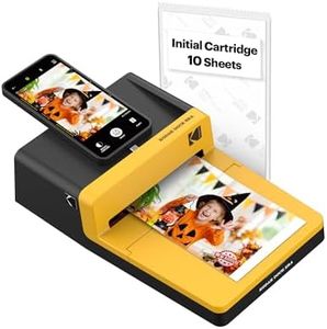 KODAK Dock 4PASS Instant Photo Printer (4x6) (Instant Photo Printer + 10 Sheets)