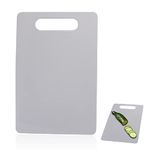 Chopping Board Plastic Cutting Board Non-Slip Feet and Juice Grooves Cutting pad for Kitchen Food Cutting mat Ideal for Fruits Vegetables Meats Assorted Color (Pack of 1)