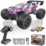 Ramokdu High Speed RC Truck,1:16 Large Remote Control Truck 4X4 RTR Fast RC Cars for Adults,All Terrains RC Monster Truck Off Road Hobby Electric Vehicle Toys Gifts for Kids,2 Li-po Batteries