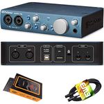 PreSonus AudioBox iTwo USB Audio Interface 2-in/2-out with 2 x XLR/TRS Combo Inputs, Studio One Artist DAW Software, Studio Magic Suite with Gravity Phone Holder and EMB XLR Cable PK1 Bundle