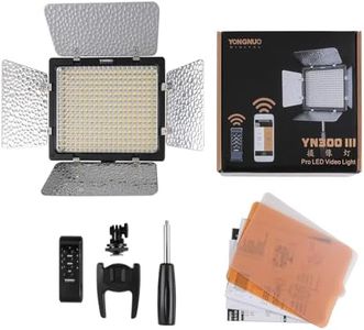 YONGNUO YN300 III YN-300 III LED Video Light Panel Adjustable Color Temperature Bi Color 3200K-5600K Black