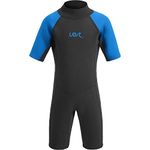 Urban Beach Unisex-Youth Kids Sharptooth Short Wetsuit, Blue, M