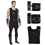 Adjustable Weighted Vest Set with A