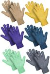 6 Pairs Microfiber Cleaning Gloves Reusable Auto Dusting Mitten for Cars and Trucks, Cleaning House, Mirrors, Lamps and Blinds, Multi-Color