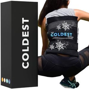 Coldest Ice Pack for Back Pain Relief - All Body Multipurpose Ice Pack for Lower Back Pain, Swelling, Bruises, Surgery, Cramps - Hot & Cold Therapy Large Ice Pack - Reusable & Adjustable Gel Ice Pack