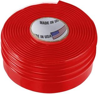 Silicone Rubber Grip Wrap for Tool Handles, Fitness and Sports Equipment - Red, 1.7mm x 60in