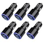 Car Charger Fast Charge,3Pack 4.8A 