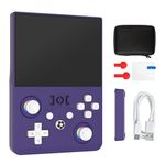 R36MAX2 Handheld Game Console 4.5 Inch IPS HD Screen Portable Retro Game Console Open Source Handheld Consoling for Outdoor Travel Office Walking