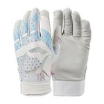 EvoShield Daze Adult Batting Gloves - Team White, Medium