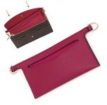Lckaey Purse Kit for Sarah bag Emilie Wallet Detachable Bag Organizer, Fuchsia, 6.7*3.14in, Classic