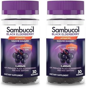 Sambucol Black Elderberry Dietary Supplement Gummies - 30 ct, Pack of 2