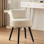 YYW HOME Vanity Chair with Back - S