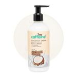 mCaffeine Coconut Cream Body Wash with Calming Coconut Aroma | Mildly Cleanses for Soft & Smooth Skin | SLS & Soap Free | Shower Gel For Bath | Fragrance Body Wash | For Men & Women | All Skin Types - 300 ml