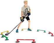 Hockey Revolution Drill Sticks - Lightweight Stickhandling Training Aid, Equipment for Puck Control, Reaction Time & Coordination - Light, Portable & Adjustable