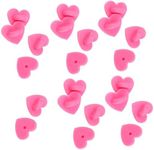 EXCEART 100pcs Rubber Pin Backs Lov