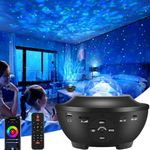 Desidiya Galaxy Projector Star Projector with Bluetooth/Music Speaker/Starry Night Light Projector for Kids Adult Bedroom/Christmas Decoration/Ideal Gift-Corded Electric