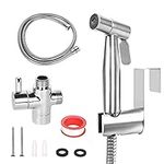 WEIDMAX Handheld Bidet Douche Shower Spray for Toilet, Stainless Steel Bidet Shattaf Sprayer Kit Bathroom Cloth Diaper Washer Shower Head for Personal Hygiene