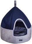 amazon basics Premium Soft Velvet Fabric Dual Color Cat Toy Breed Dog Pet Hut | Diameter 18 Inch Height 18 Inch (S) Pack of 1