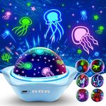 Jellyfish Baby Night Light Projecto