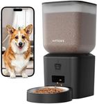 Automatic Dog & Cat Feeder with Camera & WiFi – 8L/34 Cups, 1080P Night Vision, 2.4 & 5G WiFi, 2-Way Talk, 10s Voice Recording, Timed Food Dispenser, Up to 99 Portions, 15 Meals Per Day