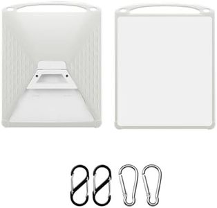 AiWi Space Starlink Mini Protect Cover - All Purpose Silicone Protective Case for Starlink Mini, with 2 Set Securing Buckles for Travel Backpack, Outdoor, Driving (Back Cover, Light Grey)