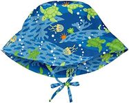 i play. Baby Girls Bucket Protection Hat-Royal Blue Turtle Journey Sun Hat, Blue, 0-6 Months US