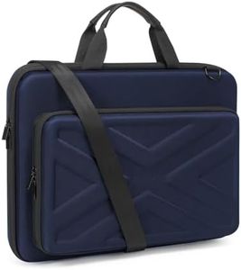 MOSISO Hard Shell Laptop Case for Men Women,15-15.6 inch Computer Bag Compatible with MacBook, HP, Dell, Lenovo, Asus, Notebook,16 inch Laptop Bag with Front Pocket & Shoulder Strap, Navy Blue