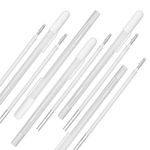 Popuppe 10 Pcs White Gel Pens Set, White Line Drawing Pen 0.8mm Fine Point Gel Pen Set Sketching Pens Highlight Pens for School Artists Dark Papers Art Design Supplies(5 Pens & 5 Refills)