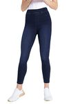 CityComfort Jeggings for Women UK High Waisted Jeggings Stretchy Jeans Women Denim Leggings Women and Teenagers Pull on Skinny Jeans Casual Elastic Size 8-20 (Indigo Blue, 10)