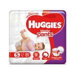 Huggies Wonder Pants Small (S) Size Baby Diaper Pants, 20 count, with Bubble Bed Technology for comfort