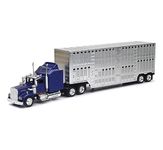 1/43 D/C Kenworth W900 Pot Belly Livestock Trailer