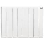 MYLEK Ceramic Panel Heater Radiator Electric with Programmable Digital Timer 2000w - Aluminium Wall Mounted Freestanding Slim White, IP24 Splashproof, LOT 20 Eco Design Energy Efficient (2000W)