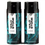 Wild Stone Edge Deodorants Body Spray for Men, Pack of 2 (150ml each)