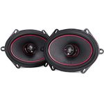 MB Quart RK1-168 Reference Car Speakers (Black, Pair) – 5x7-6x8 Inch Coaxial Speaker System, 200 Watt, 2-Way Car Audio, 4 OHMS (Grills Not Included)